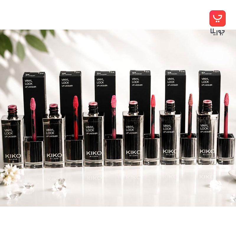 لاک لب لیپ گلاس کیکو میلانو Kiko Milano شش رنگ زیبا و ترند