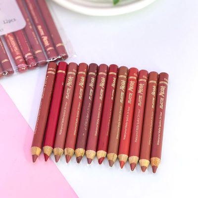 پک 12 عددی رژلب مدادی مودا مدل Matte Moda