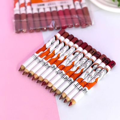 پک 12 عددی رژ لب مدادی ویولت Violet Lipstick