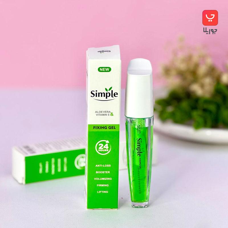 ژل ابرو سیمپل Simple لیفت کننده حاوی آلوئه ورا ماندگاری 24 ساعته