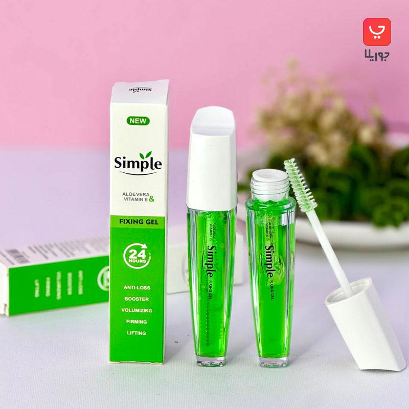 ژل ابرو سیمپل Simple لیفت کننده حاوی آلوئه ورا ماندگاری 24 ساعته
