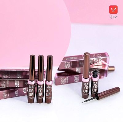 خط چشم مویی فلزی برند میکاپ Makeup مدل 24 ساعته