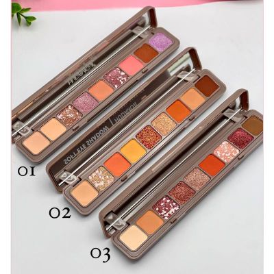 پالت سایه انگشتی هدی موجی 9 رنگ