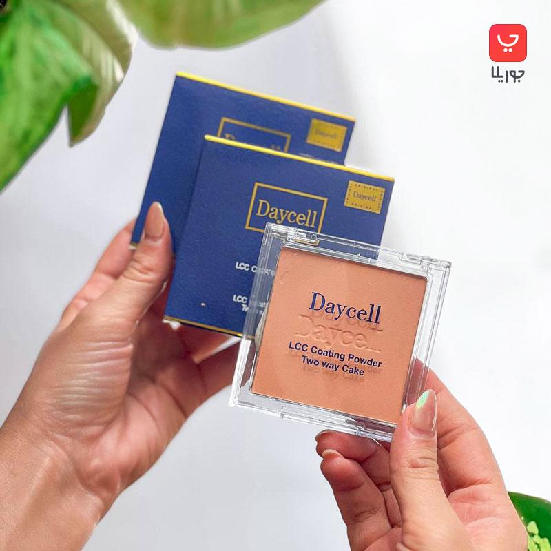 پنکک دیسل Daycell مات و مخملی ضد آب اورجینال گیاهی مدل two way cake