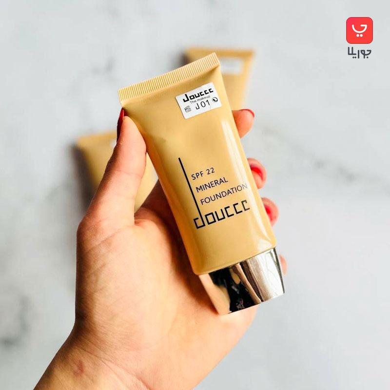 کرم پودر تیوپی دوسه doucce مدل مینرال Mineral