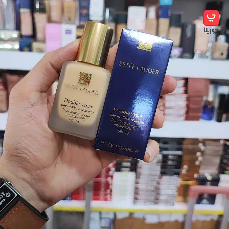 کرم پودر شیشه ای استی لادر Estee Lauder اصل مدل دابل ویر Double Wear