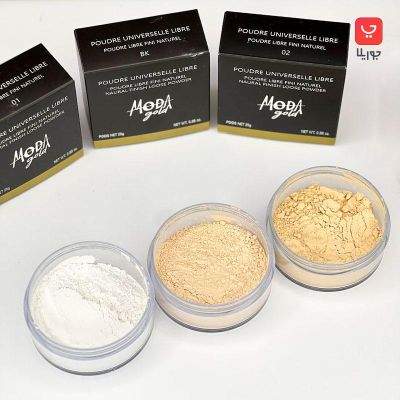 پودر فیکس مودا Moda مدل Photogenic افزایش ماندگاری آرایش و کنترل چربی
