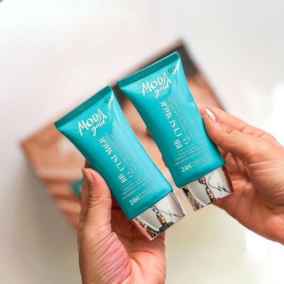 کرم پودر تیوپی مودا Moda مدل Cest Magic حاوی بی بی + سی سی کرم