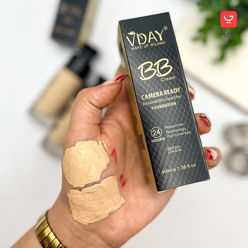 کرم پودرشیشه ای ویدی مدل بی بی کرم VDAY BB Cream حاوی SPF25