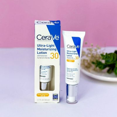 لوسیون مرطوب کننده و ضد آفتاب سراوی CeraVe حاوی spf30