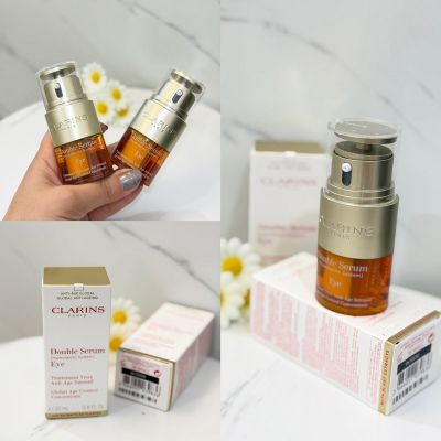 دابل سرم دور چشم کلارنس Clarins آبرسان، کاهش چین و چروک رفع تیرگی و پف