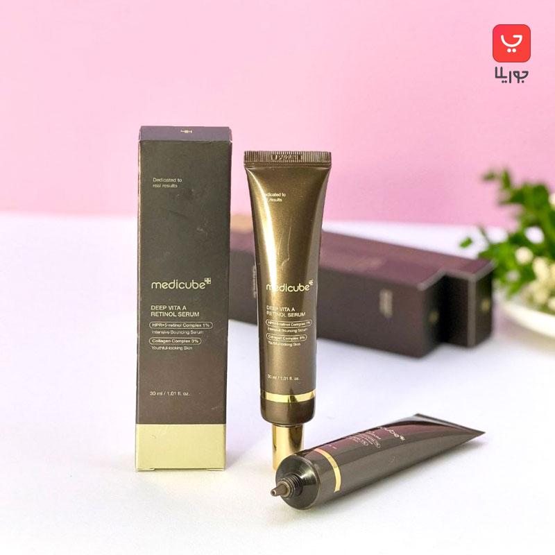 سرم ضد چروک و جوانساز مدی کیوب medicube مدل رتینول Deep Vita A Retinol