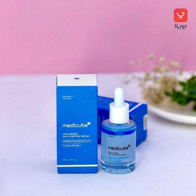 سرم آبرسان و جوانساز مدی کیوب medicube هیالورونیک اسید و مولتی پپتاید