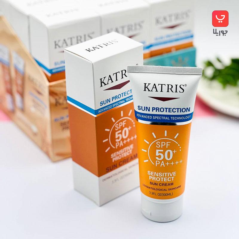 ضد آفتاب بی رنگ کاتریس Katris حاوی spf50 محافظت قوی با قیمت مناسب
