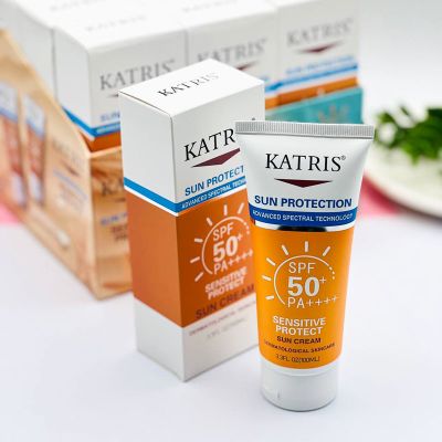 ضد آفتاب بی رنگ کاتریس Katris حاوی spf50 محافظت قوی با قیمت مناسب