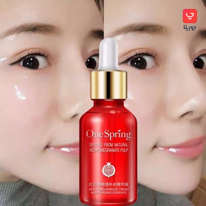 سرم مغذی و روشن کننده انار قرمز وان اسپرینگ One Spring